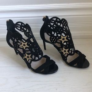 Nicholas Kirkwood suede heels